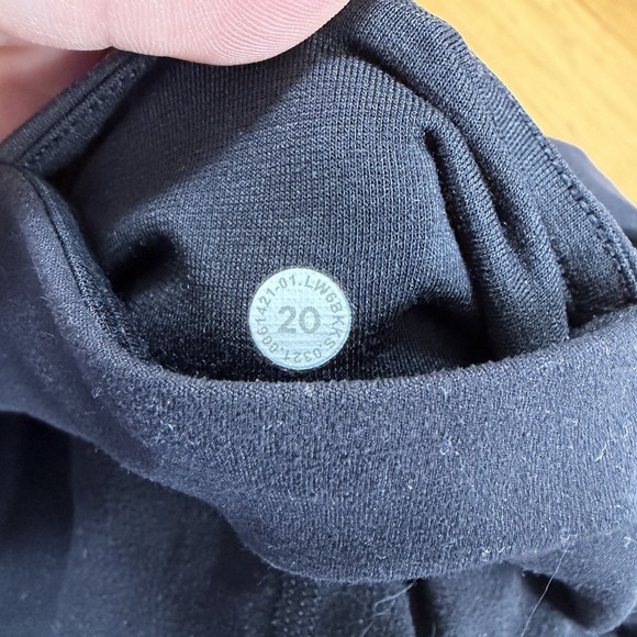 Lululemon Align High Rise Crop with Pockets 23" Black Plus Size 20 Nulu Yoga - Picture 7 of 12